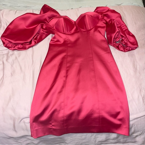 NWOT SILVIA ASTORE ANISSA DRESS - PINK, SIZE 40 (US 4) - Picture 4 of 7